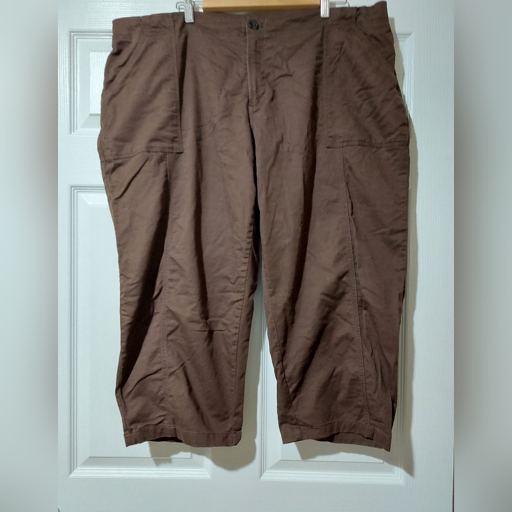 CJ Banks Brown Capri in 22W